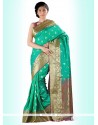 Lustre Sea Green Casual Saree