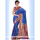 Graceful Blue Art Silk Casual Saree