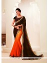 Modest Georgette Embroidered Work Designer Saree