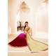 Glossy Georgette Embroidered Work Designer Saree