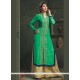 Tiptop Green Party Wear Kurti