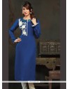 Preferable Embroidered Work Viscose Party Wear Kurti