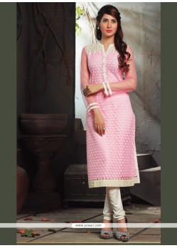 Latest Net Embroidered Work Party Wear Kurti