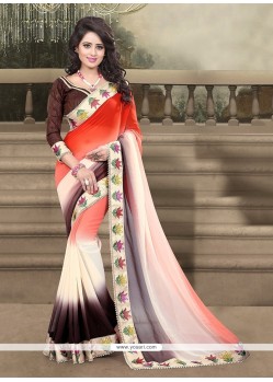 Princely Multi Colour Designer Saree