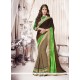 Lordly Multi Colour Embroidered Work Georgette Designer Saree