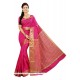 Adorable Hot Pink Designer Saree