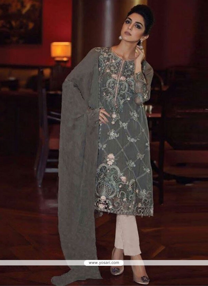 Modest Embroidered Work Designer Salwar Suit