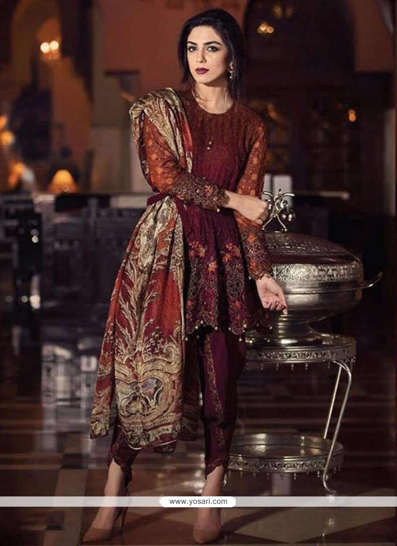 Princely Embroidered Work Designer Salwar Suit