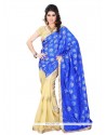 Unique Blue Designer Saree