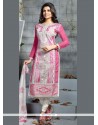 Absorbing Pink Churidar Designer Suit