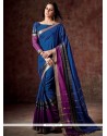 Awesome Cotton Patch Border Work Casual Saree