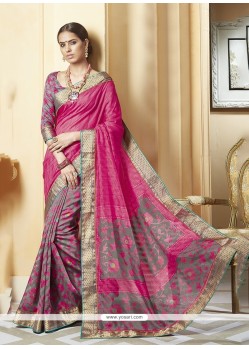 Auspicious Multi Colour Printed Saree