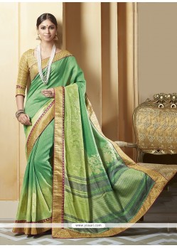 Impeccable Silk Printed Saree