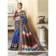 Baronial Silk Multi Colour Printed Saree