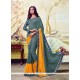 Lovely Georgette Patch Border Work Printed Saree