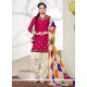Paramount Cotton Embroidered Work Punjabi Suit