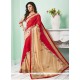Irresistible Georgette Red Classic Saree