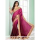 Mystic Georgette Embroidered Work Classic Saree