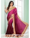 Mystic Georgette Embroidered Work Classic Saree