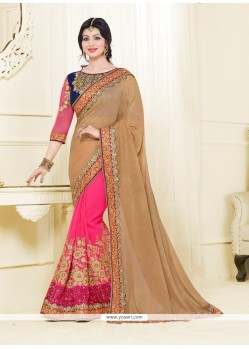Ayesha Takia Hot Pink Classic Designer Saree