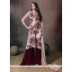 Classy Embroidered Work Cream Georgette Designer Palazzo Salwar Suit