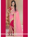 Phenomenal Hot Pink Designer Traditional Sarees