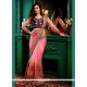 Incredible Net Pink Classic Saree