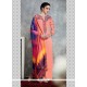 Mystic Embroidered Work Peach Cotton Satin Designer Suit