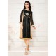 Invaluable Georgette Black Embroidered Work Party Wear Kurti