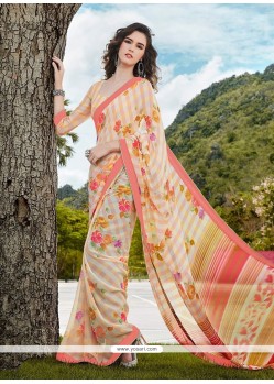Enthralling Patch Border Work Casual Saree