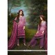 Invaluable Cotton Satin Multi Colour Embroidered Work Churidar Designer Suit
