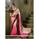 Blooming Embroidered Work Velvet Classic Saree