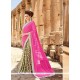 Elegant Jacquard Printed Saree