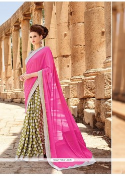 Elegant Jacquard Printed Saree
