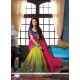 Nice Net Embroidered Work Designer Traditional Sarees