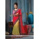 Ethnic Embroidered Work Viscose Traditional Saree