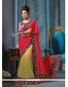 Ethnic Embroidered Work Viscose Traditional Saree