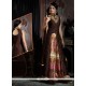 Innovative Brown Silk Designer Lehenga Choli