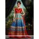 Monumental Banglori Silk Embroidered Work Designer Gown