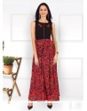 Sonorous Red Party Wear Kurti