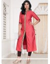 Pink Banglori Silk Designer Kurti