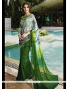 Phenomenal Georgette Multi Colour Print Work Printed Saree