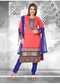 Entrancing Rose Pink Readymade Suit