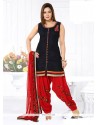Dashing Chanderi Embroidered Work Readymade Suit