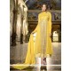 Perfervid Resham Work Yellow Designer Suit
