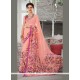 Breathtaking Georgette Multi Colour Printed Saree