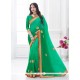 Enthralling Patch Border Work Traditional Saree
