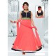 Riveting Georgette Rose Pink Readymade Suit