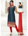 Mystical Georgette Readymade Suit