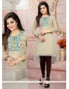 Swanky Embroidered Work Party Wear Kurti